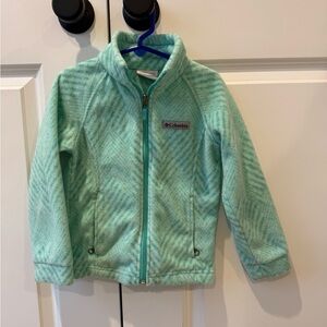 Columbia Light Green Fleece Jacket